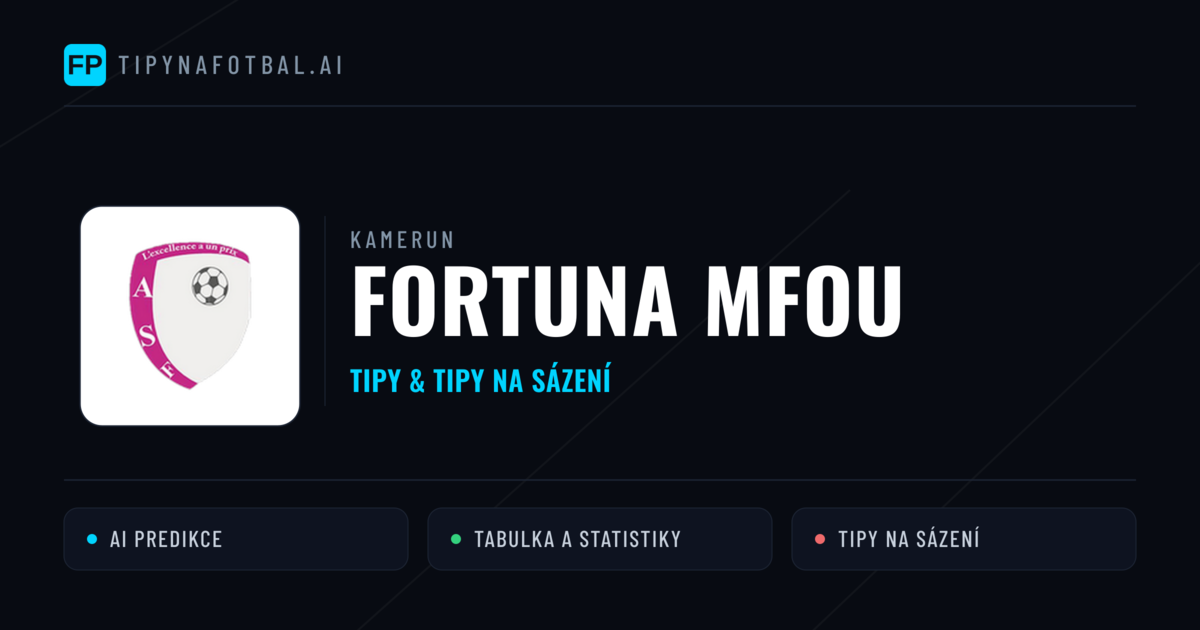 Fortuna Mfou Tipy a statistiky