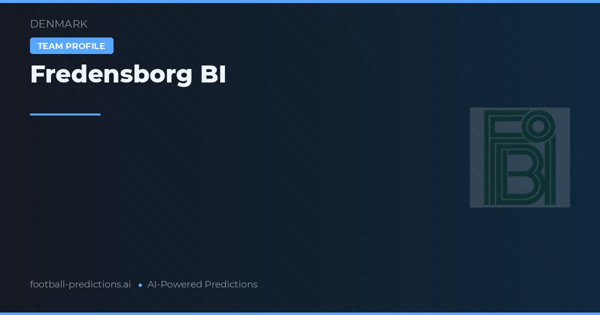 Fredensborg BI Tipy a statistiky