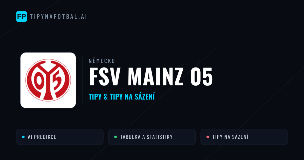 FSV Mainz 05 Tipy a statistiky