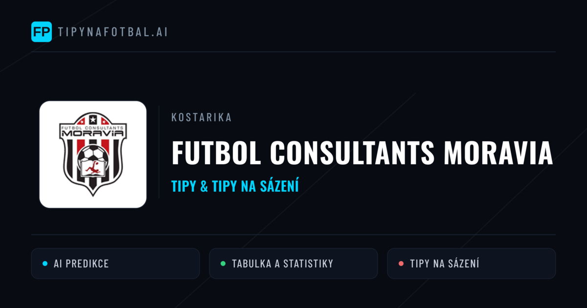 Futbol Consultants Moravia Tipy a statistiky