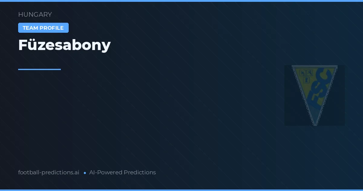 Füzesabony Tipy a statistiky