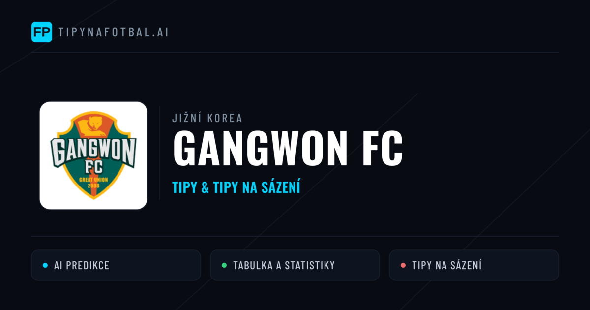 Gangwon FC Tipy a statistiky