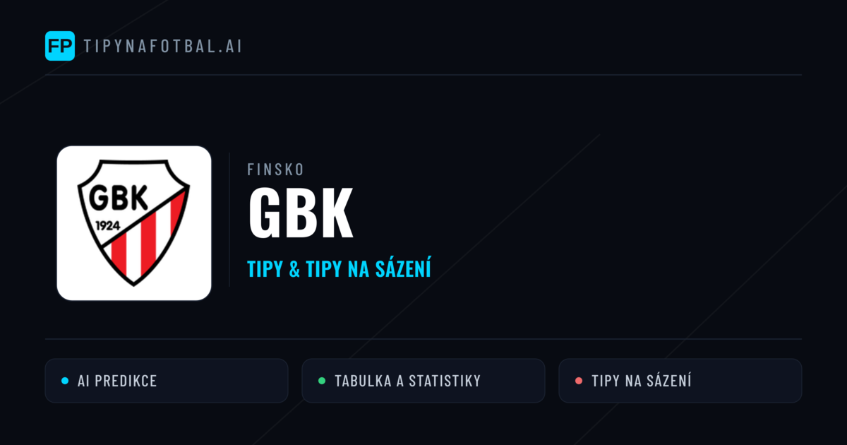 GBK Tipy a statistiky