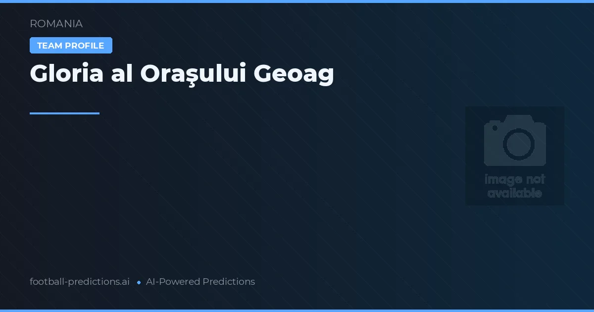 Gloria al Oraşului Geoag Tipy a statistiky