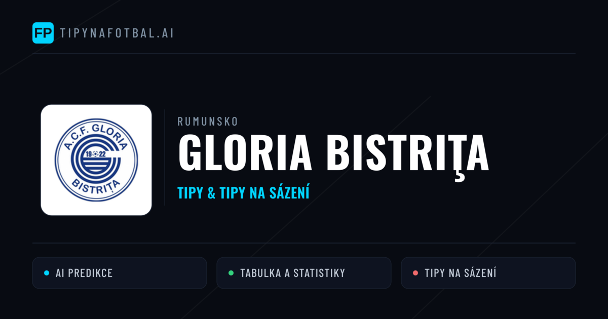 Gloria Bistriţa Tipy a statistiky