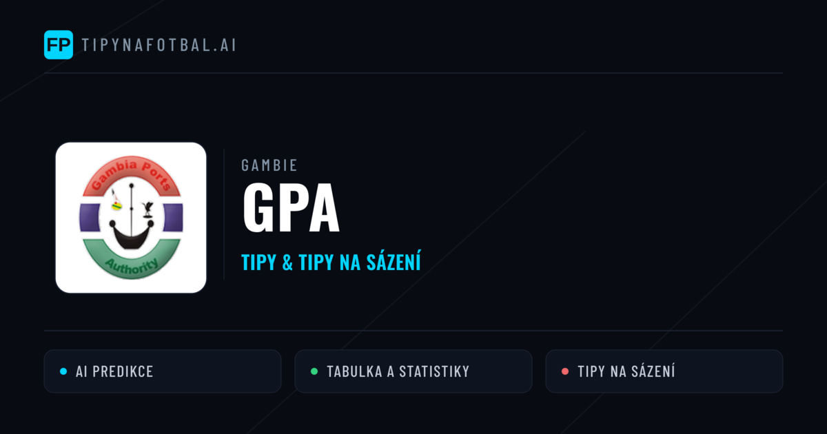 GPA Tipy a statistiky