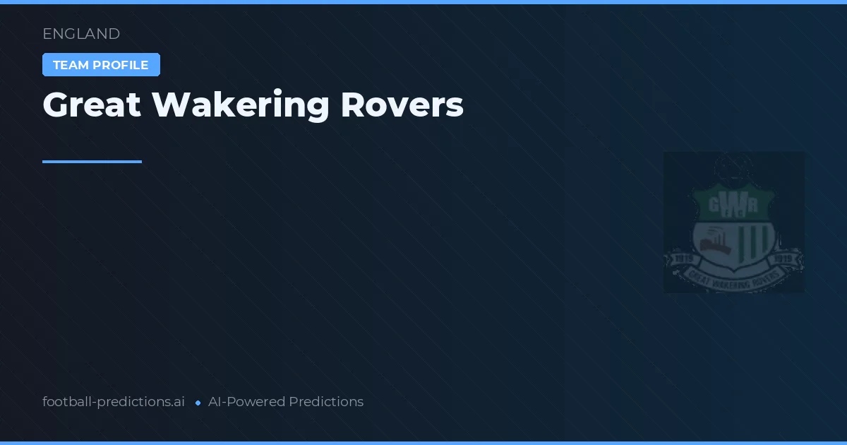 Great Wakering Rovers Tipy a statistiky