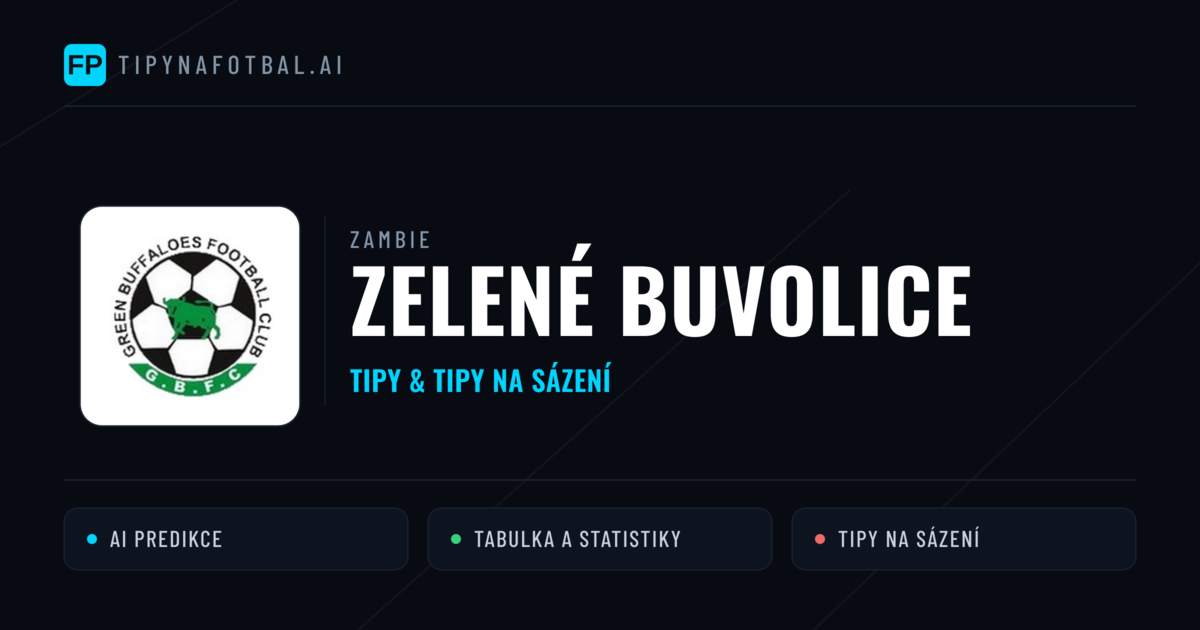 Zelené buvolice Tipy a statistiky