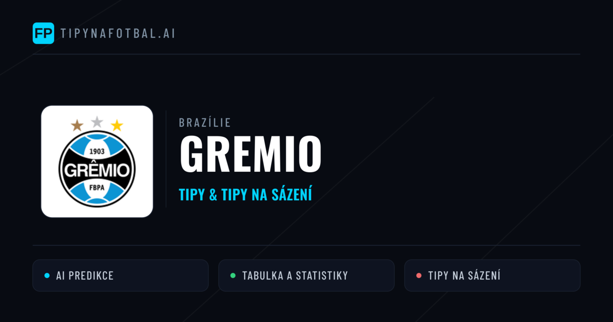 Gremio Tipy a statistiky