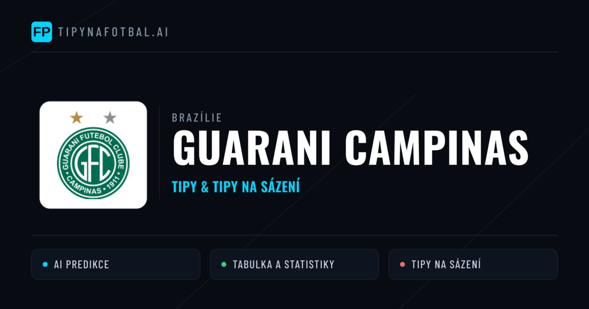 Guarani Campinas Tipy a statistiky