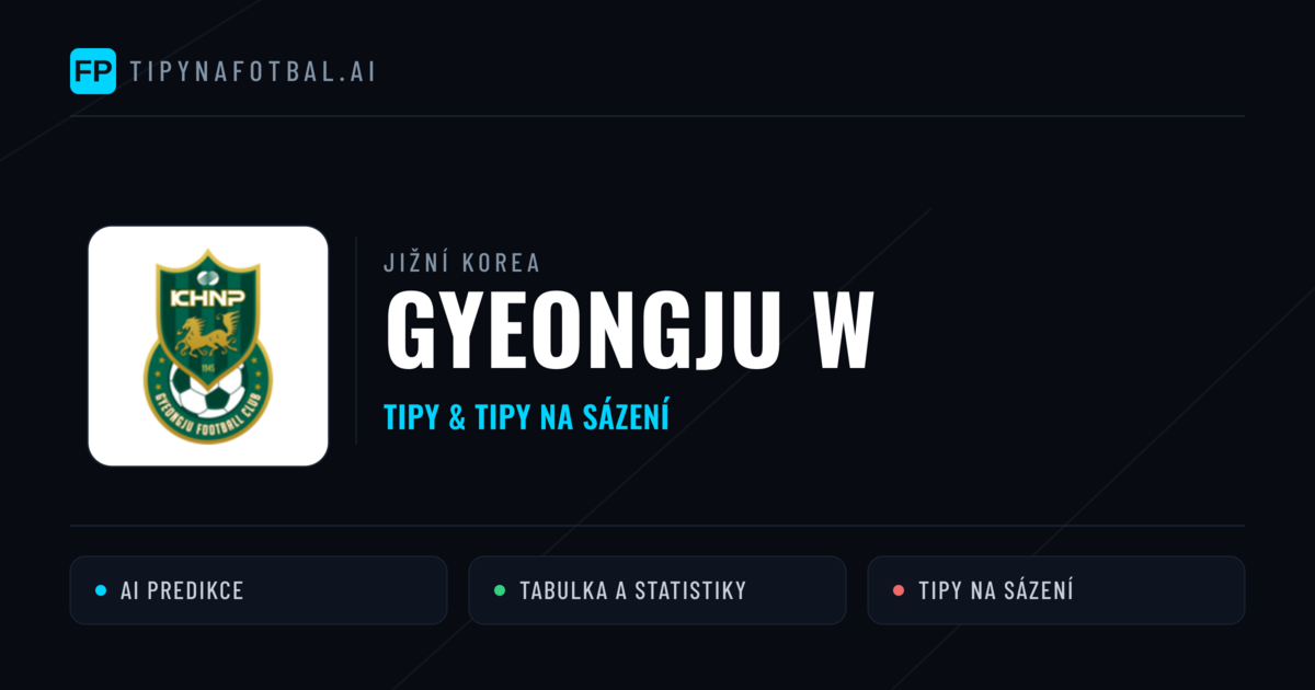 Gyeongju W Tipy a statistiky