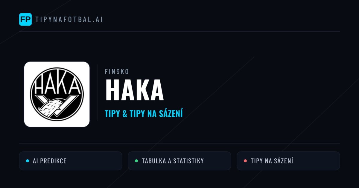 Haka Tipy a statistiky