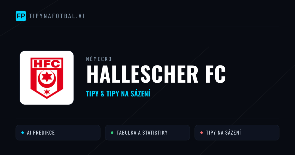 Hallescher FC Tipy a statistiky