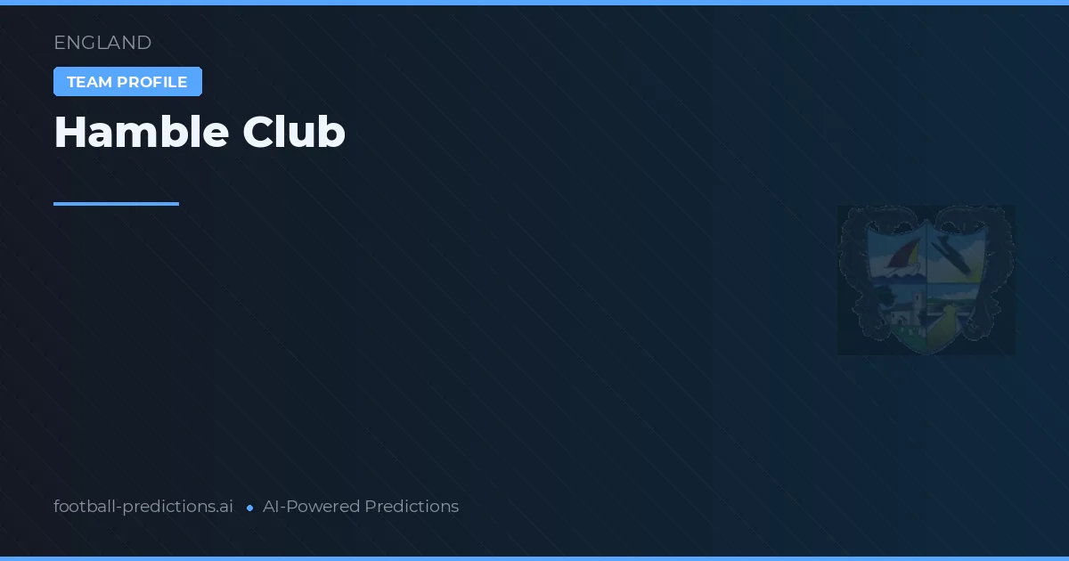 Hamble Club Tipy a statistiky