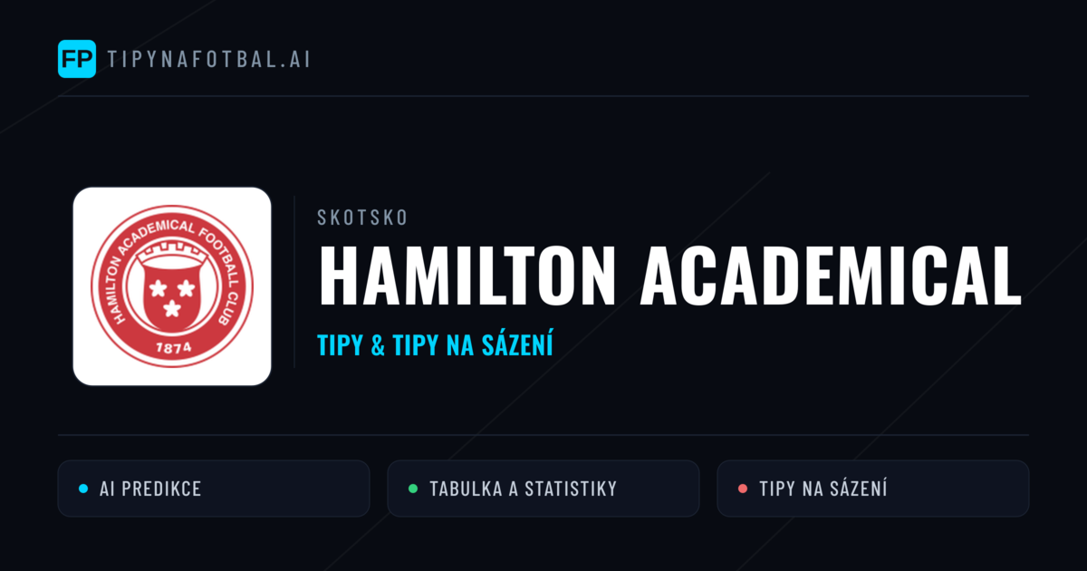 Hamilton Academical Tipy a statistiky