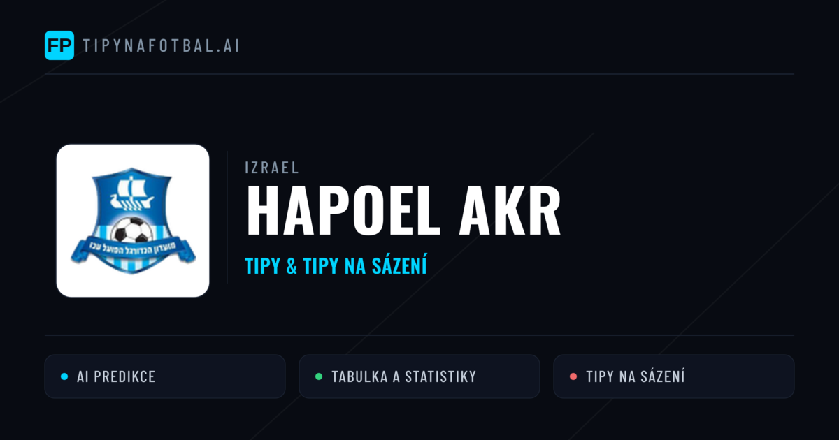 Hapoel Akr Tipy a statistiky