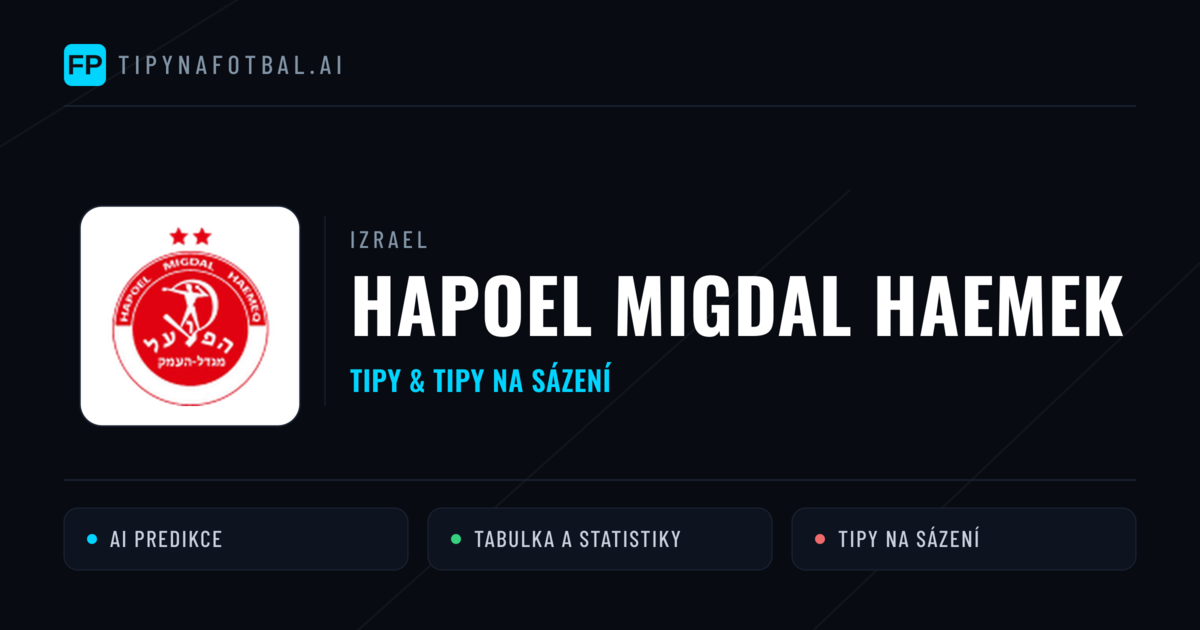 Hapoel Migdal HaEmek Tipy a statistiky