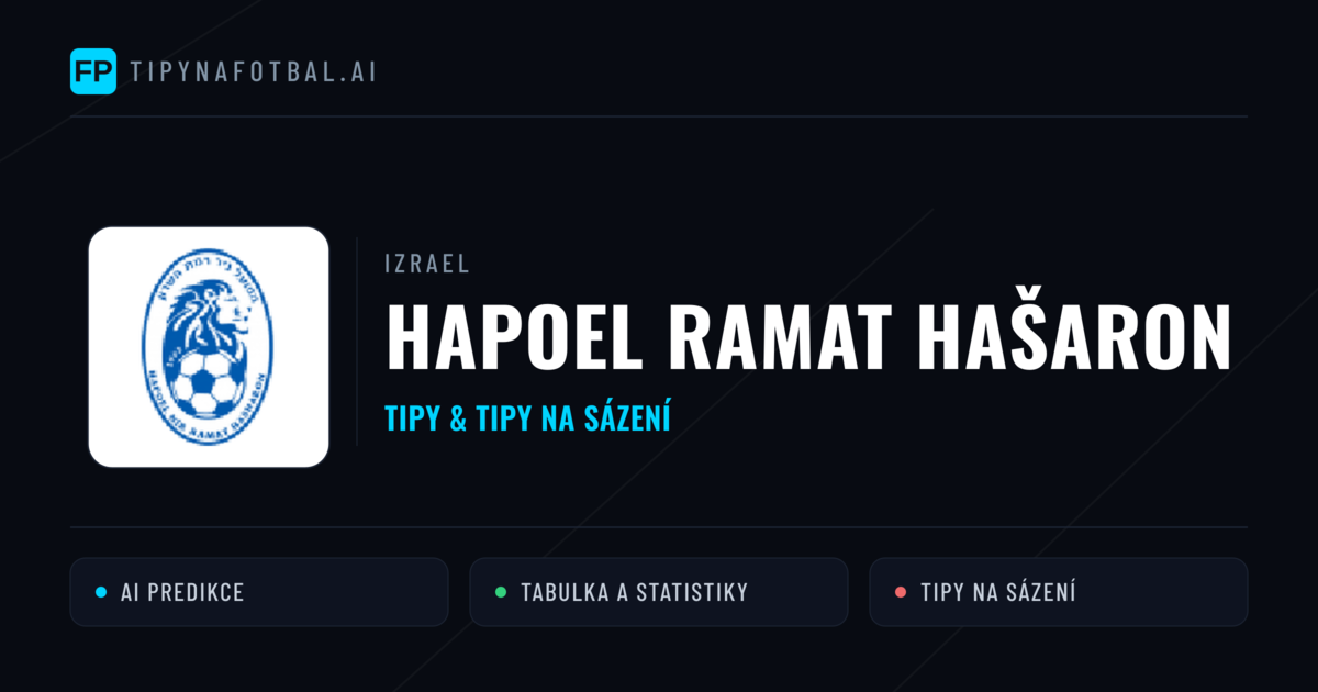 Hapoel Ramat HaŠaron Tipy a statistiky