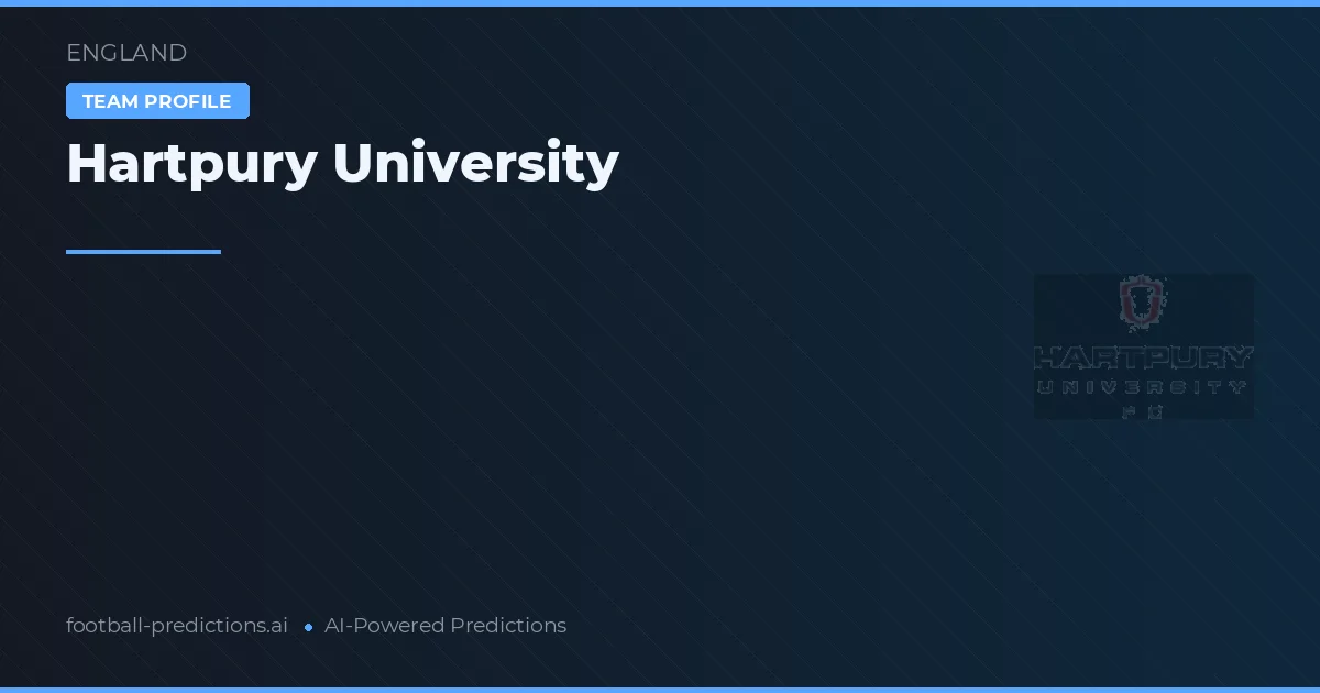 Hartpury University Tipy a statistiky