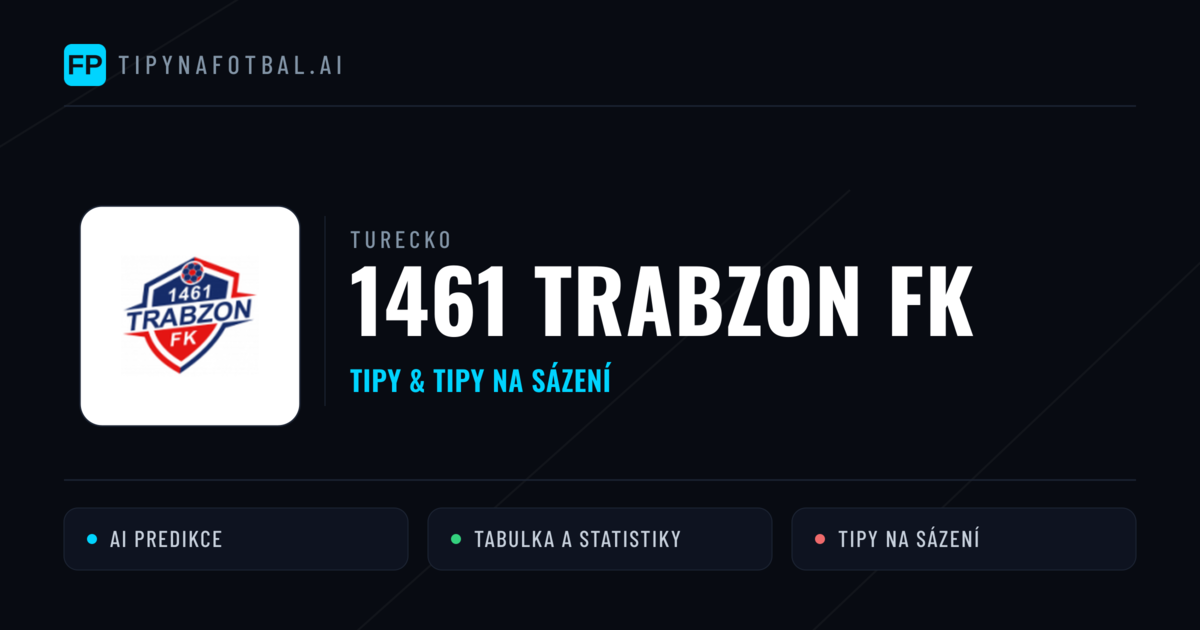 1461 Trabzon FK Tipy a statistiky