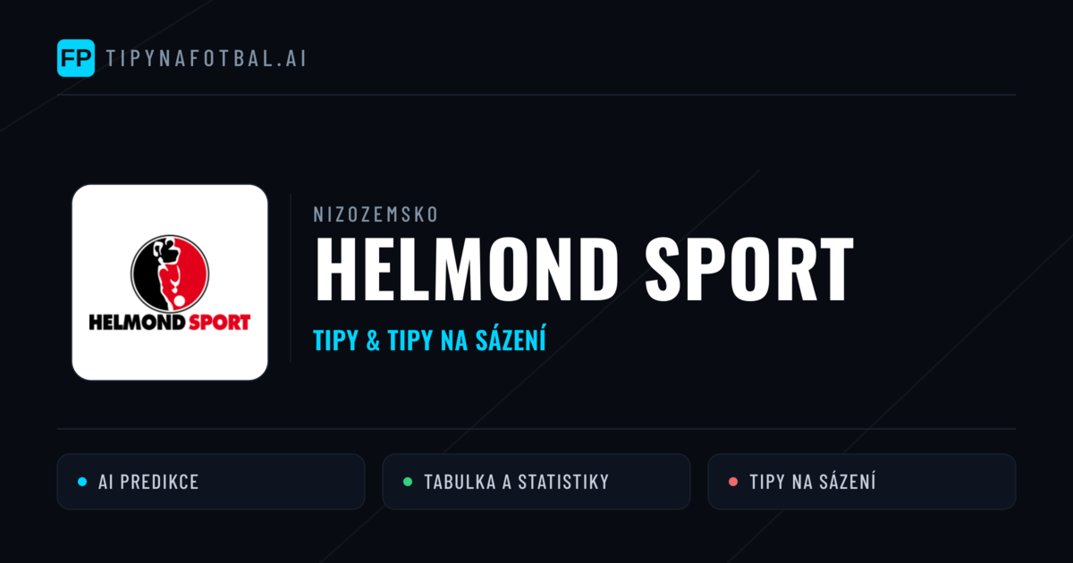 Helmond Sport Tipy a statistiky