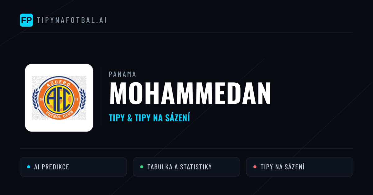 Mohammedan Tipy a statistiky