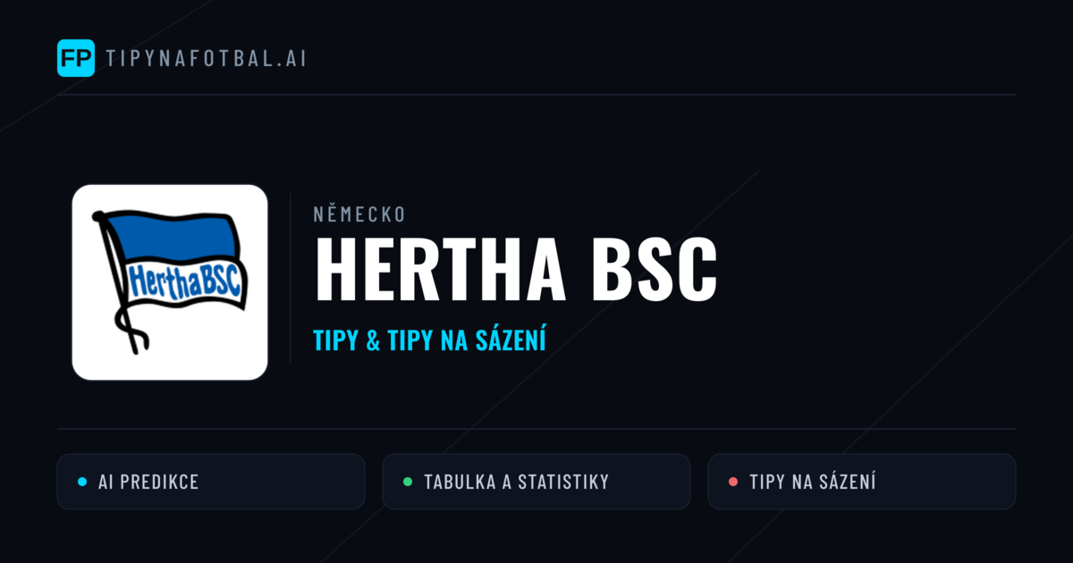 Hertha BSC Tipy a statistiky