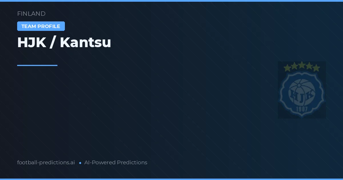 HJK / Kantsu Tipy a statistiky