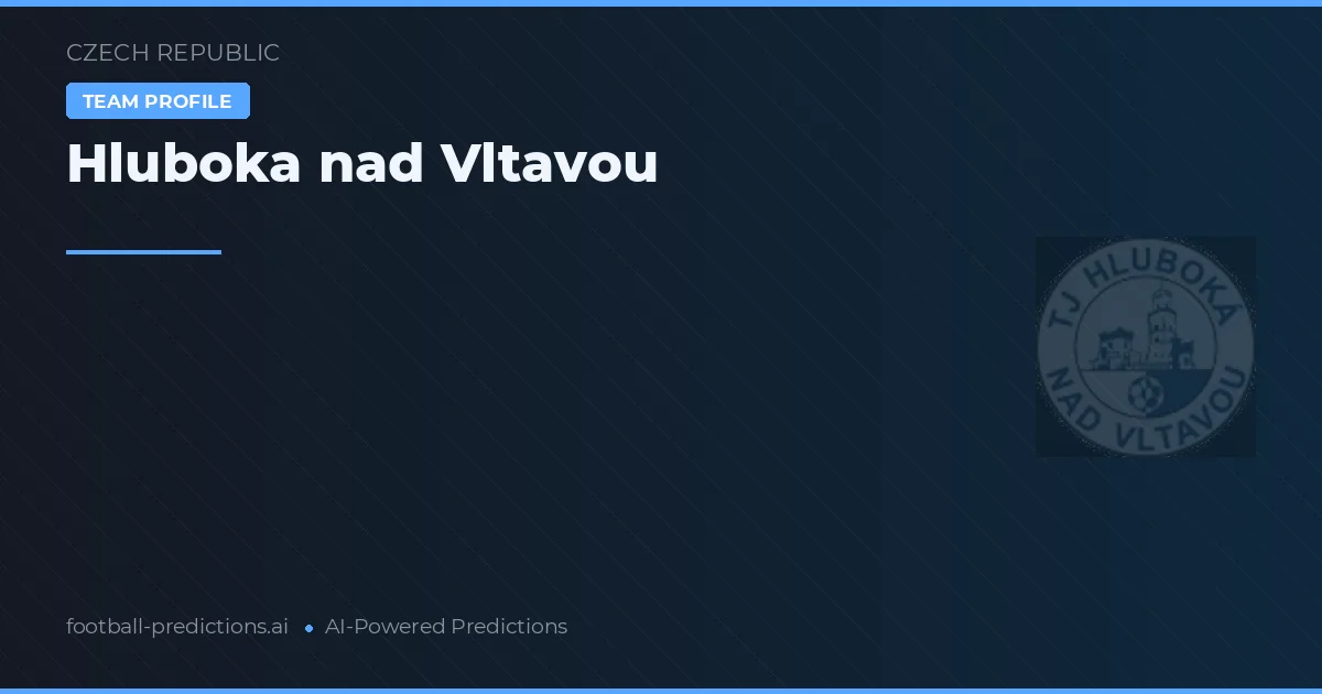 Hluboká nad Vltavou Tipy a statistiky