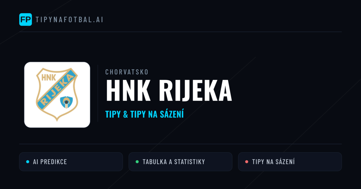 HNK Rijeka Tipy a statistiky