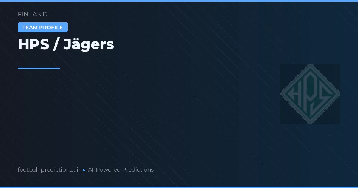 HPS / Jägers Tipy a statistiky
