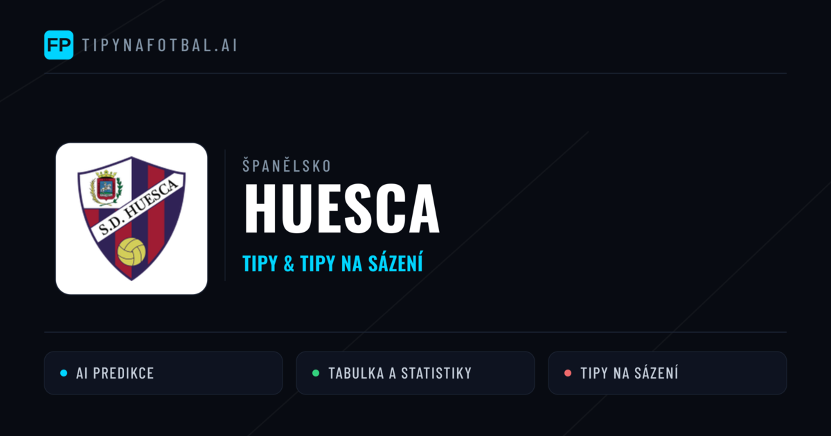 Huesca Tipy a statistiky