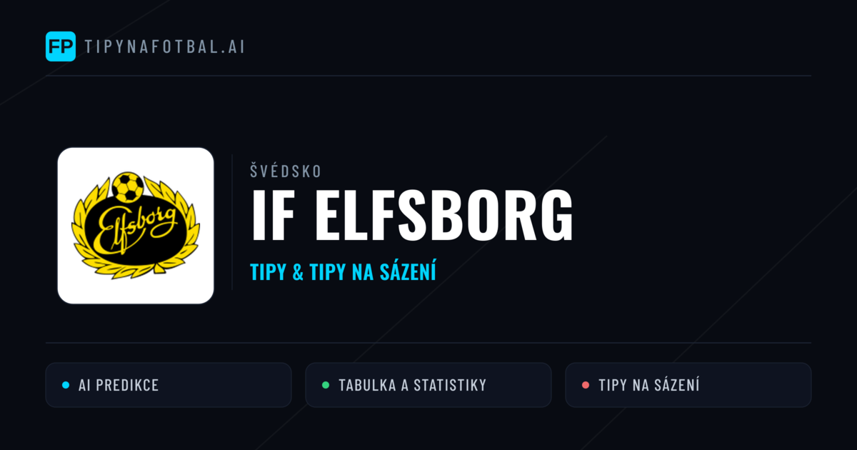IF Elfsborg Tipy a statistiky