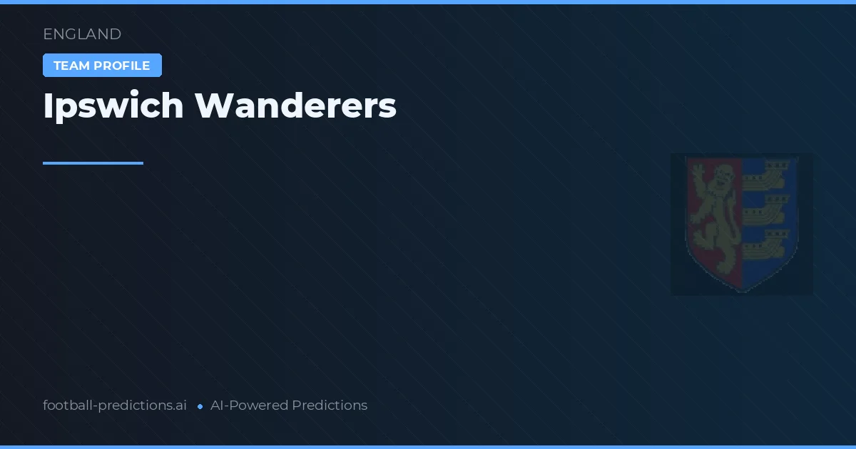 Ipswich Wanderers Tipy a statistiky
