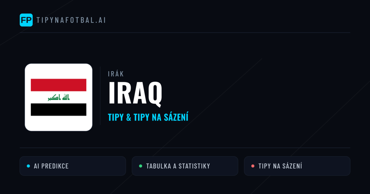 Iraq Tipy a statistiky