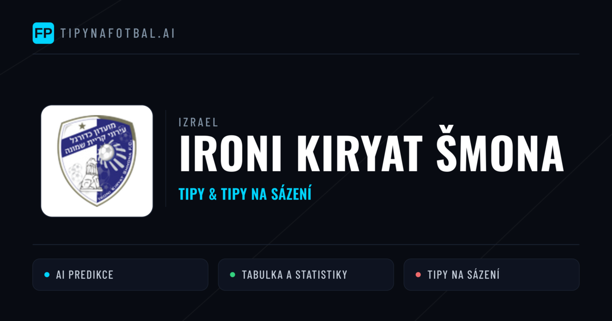 Ironi Kiryat Šmona Tipy a statistiky