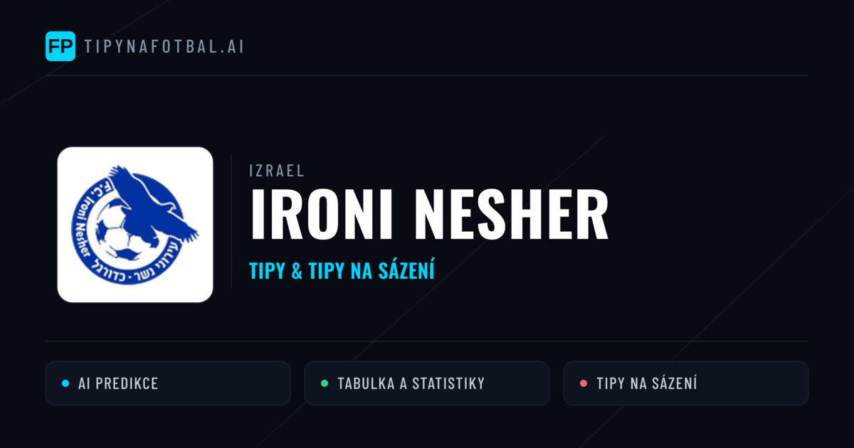 Ironi Nesher Tipy a statistiky