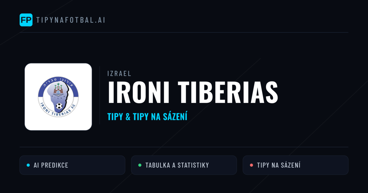 Ironi Tiberias Tipy a statistiky
