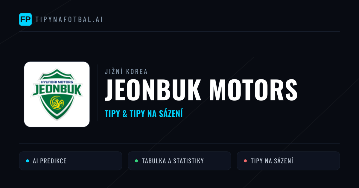 Jeonbuk Motors Tipy a statistiky