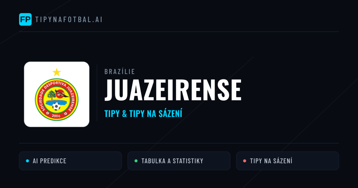Juazeirense Tipy a statistiky