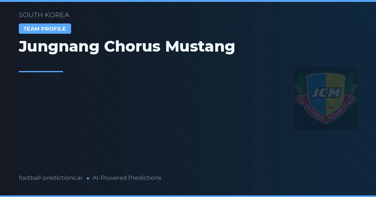 Jungnang Chorus Mustang Tipy a statistiky