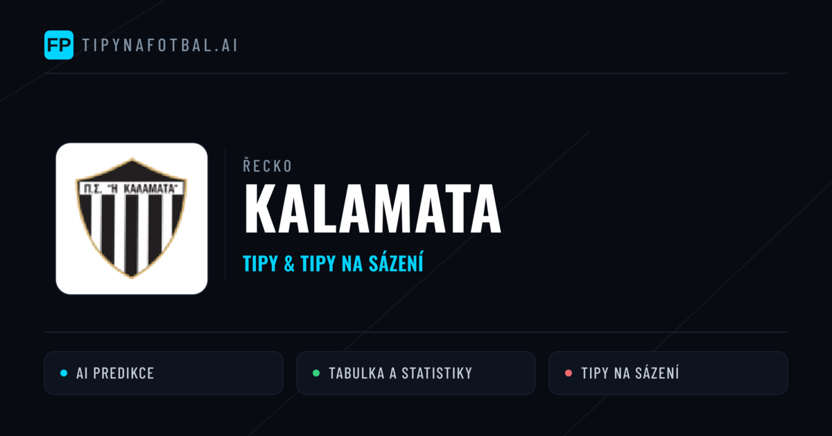 Kalamata Tipy a statistiky