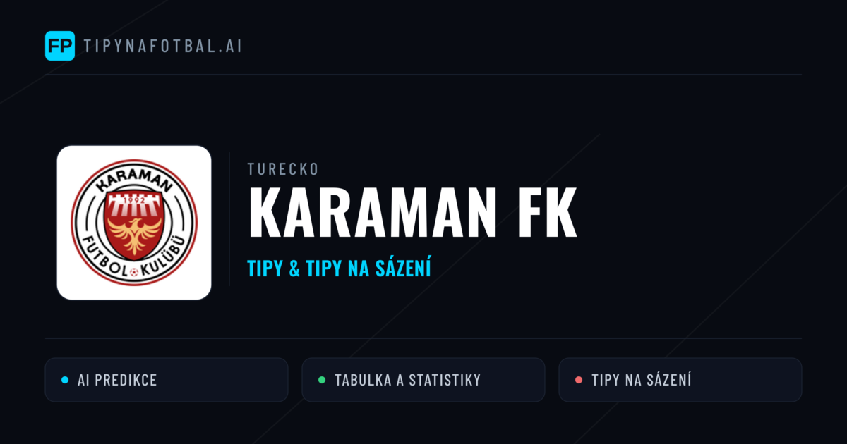Karaman FK Tipy a statistiky