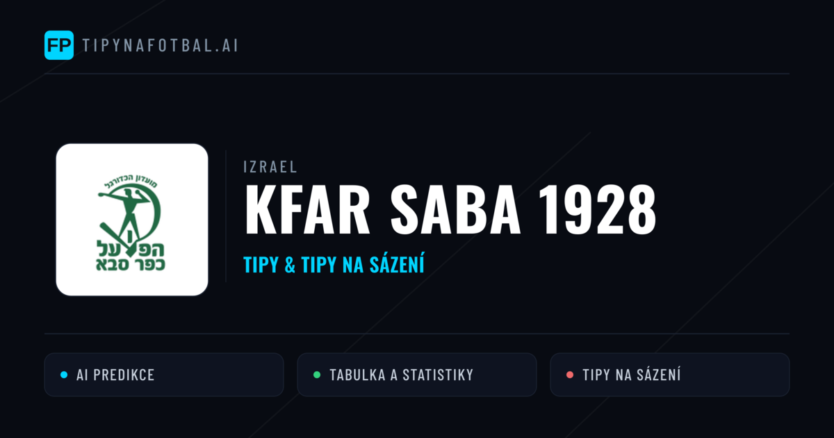 Kfar Saba 1928 Tipy a statistiky