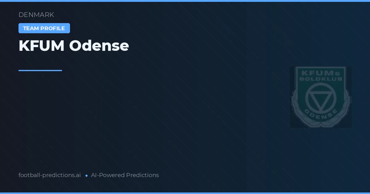 KFUM Odense Tipy a statistiky
