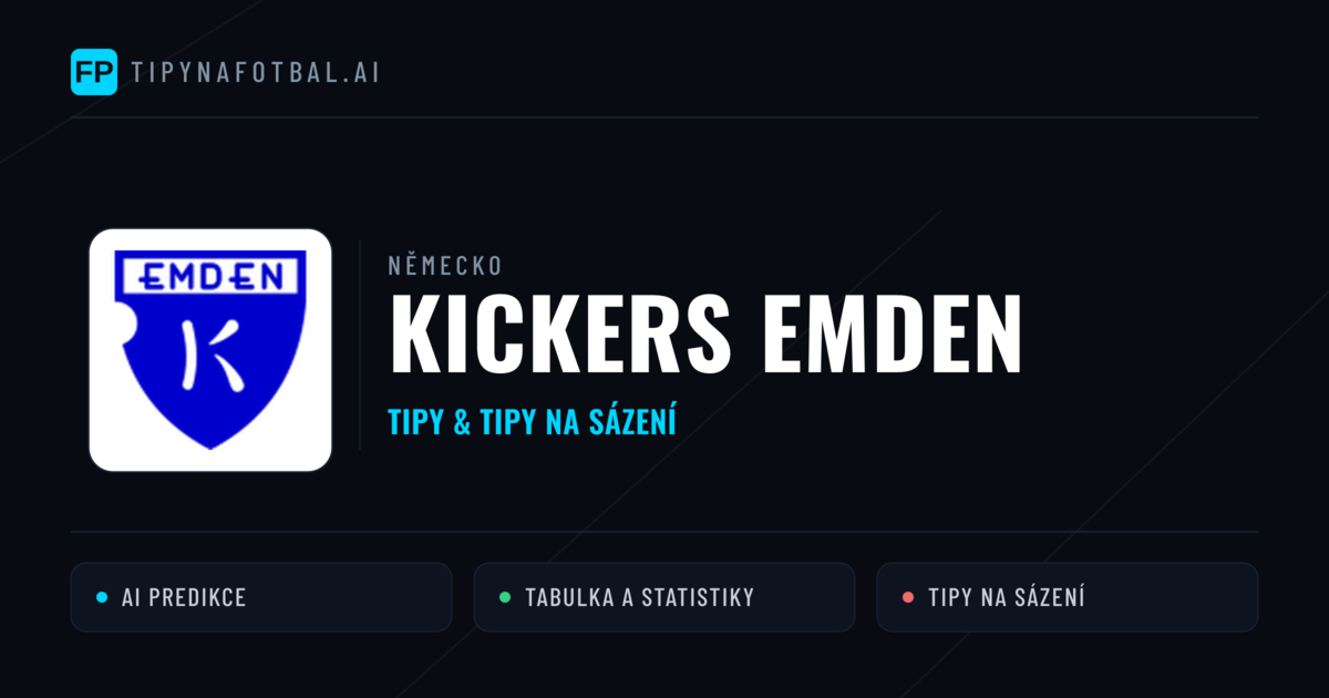 Kickers Emden Tipy a statistiky