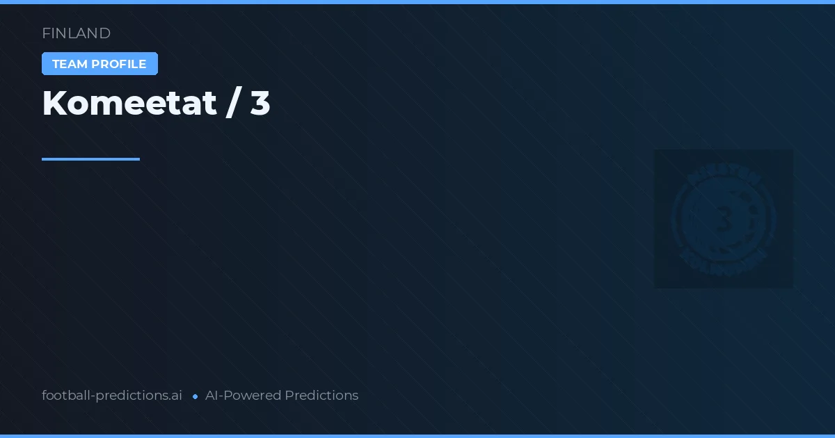 Komeetat / 3 Tipy a statistiky