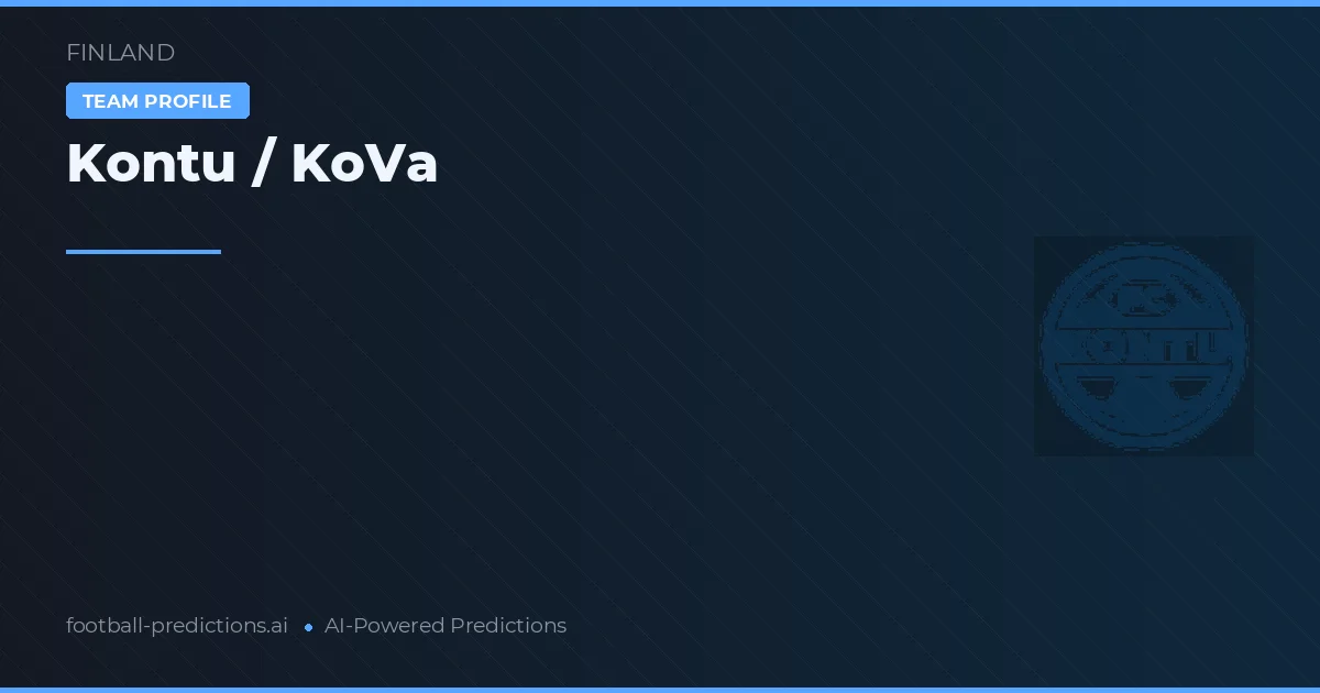 Kontu / KoVa Tipy a statistiky