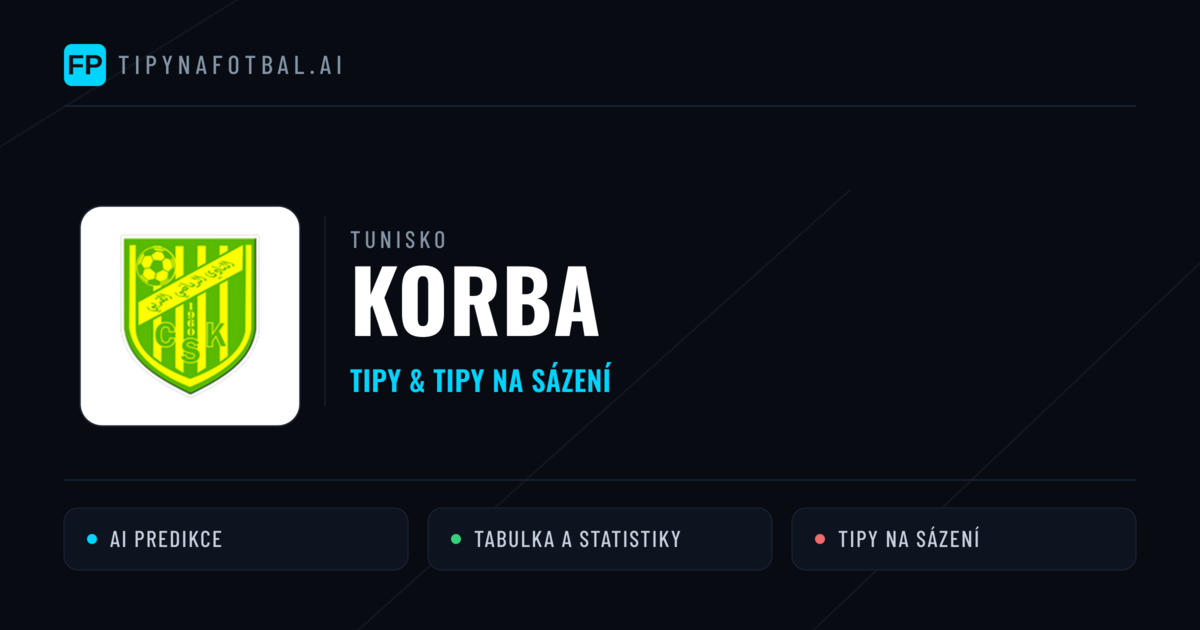 Korba Tipy a statistiky