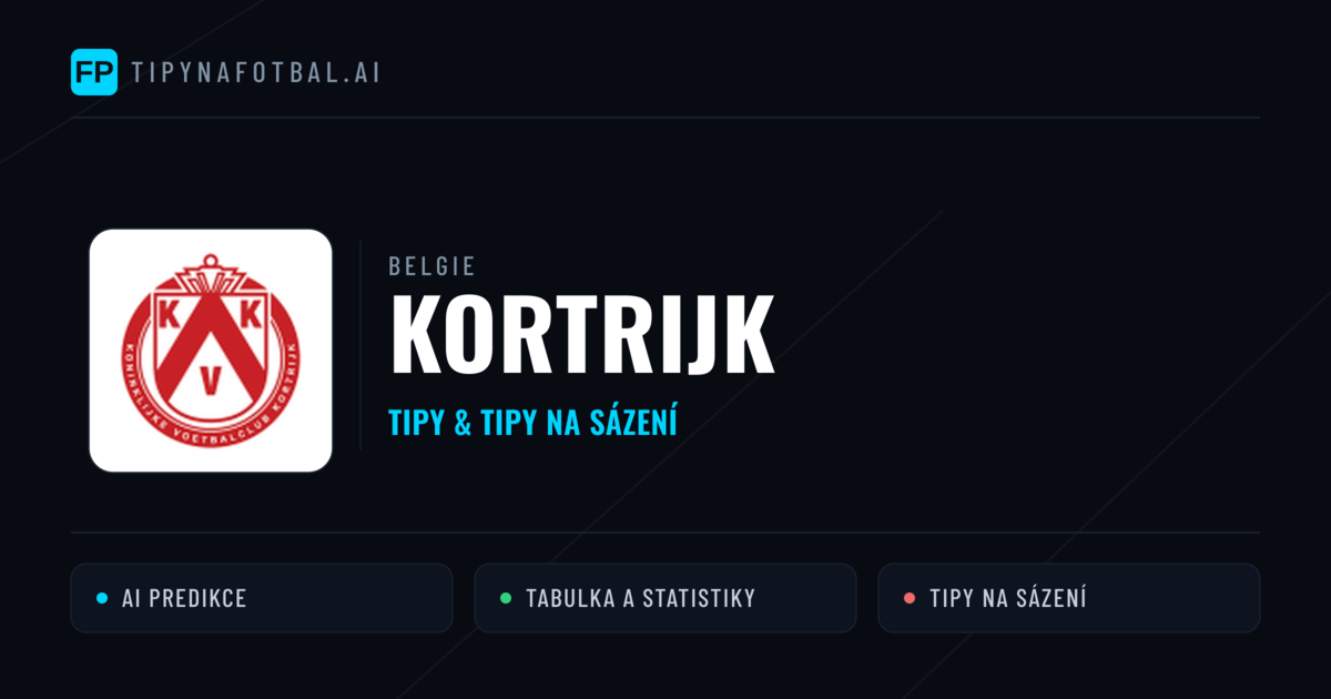 Kortrijk Tipy a statistiky